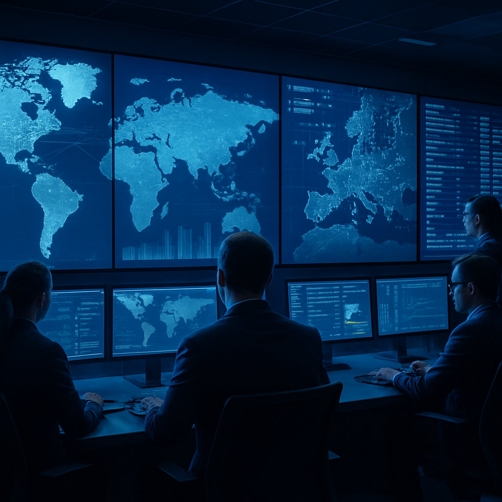 Prime Routes Transport global operations control room